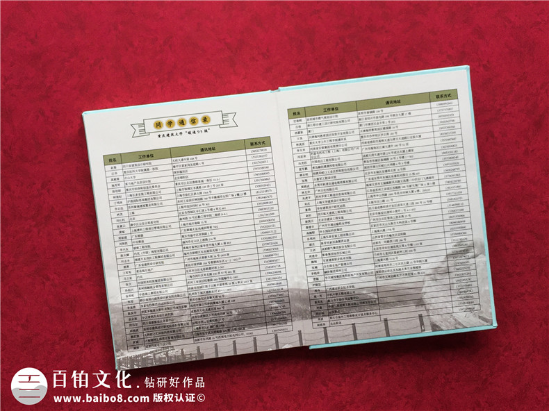大學(xué)同學(xué)20周年聚會紀念冊設(shè)計-了解聚會紀念冊的制作方法第6張-宣傳畫冊,紀念冊設(shè)計制作-價格費用,文案模板,印刷裝訂,尺寸大小