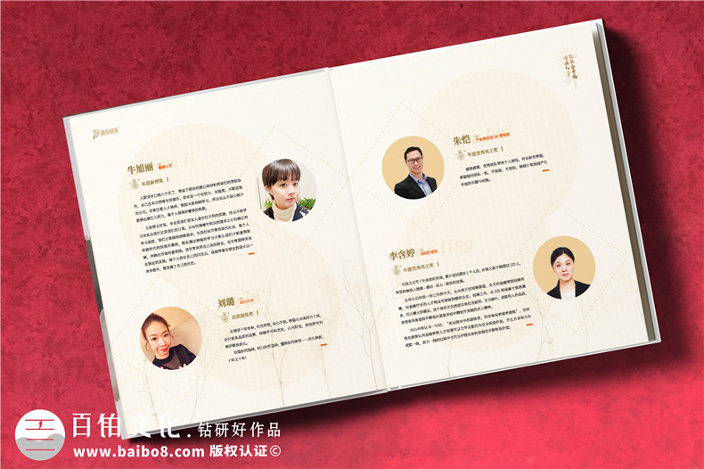 優(yōu)秀員工紀(jì)念冊的版式設(shè)計-突出企業(yè)職工的工作風(fēng)采