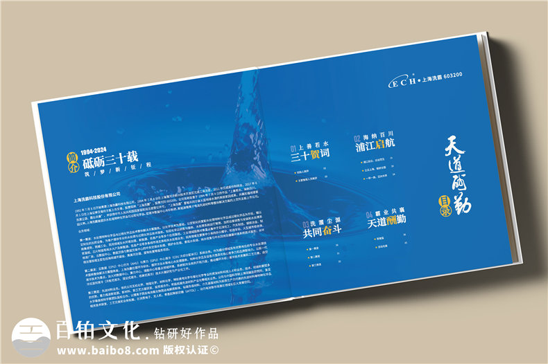 上市公司周年相冊(cè)-品牌發(fā)展大事記回顧相冊(cè)制作