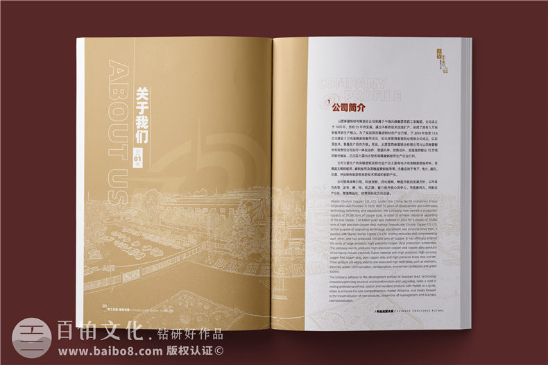 銅材產(chǎn)品宣傳冊設(shè)計(jì)-銅業(yè)公司畫冊簡介樣本定制